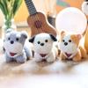 Puppy Cute Scarf Key Chain Cartoon Girl Backpack Decorative Pendant Doll Gift