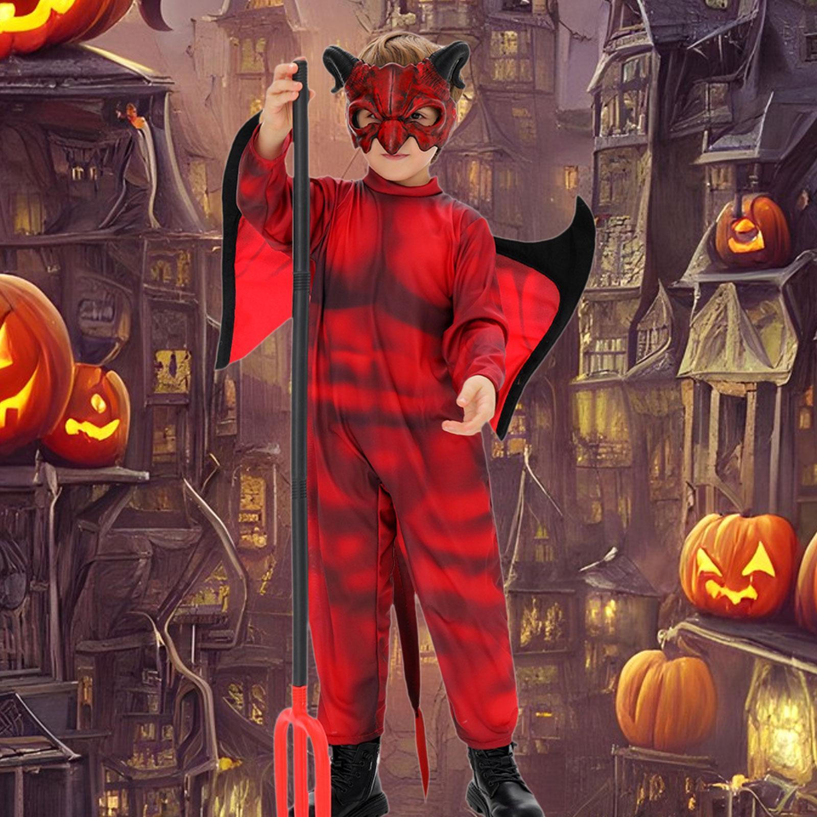 

Дети ;s Костюм для косплея Пакет Маскарадный комбинезон Хвост Мягкий Подходит для карнавала дня рождения XL красный