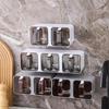 Wall-Mounted Punch-Free Multi-Compartment Seasoning Storage Box