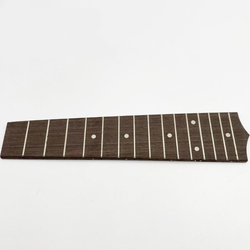 Premium Rosewood Ukulele Fingerboard Fretboard Part With White Dot Inlays For 21 Inch Ukulele Replacement Or Upgrade
