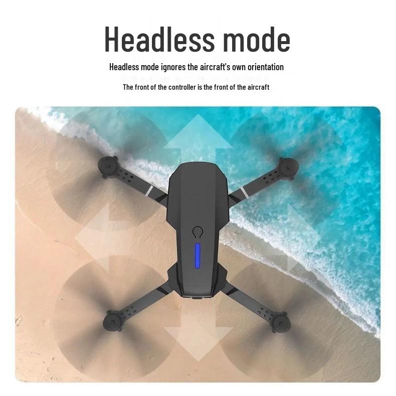 E88 Kids' Drone HD Camera Remote Control Aircraft – Durable Toy for Boys & Young Students