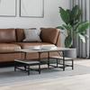 Vidaxl Coffee Table, Sonoma Grey Oak, 100X50.5X40 Cm