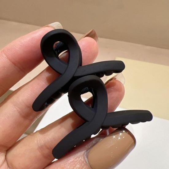 1/2Pcs Hair Claw Plastic Hair Clips with Non-Slip Secure Hold Frosted Color Interlocking Teeth Hair Clamp Hair Accessories