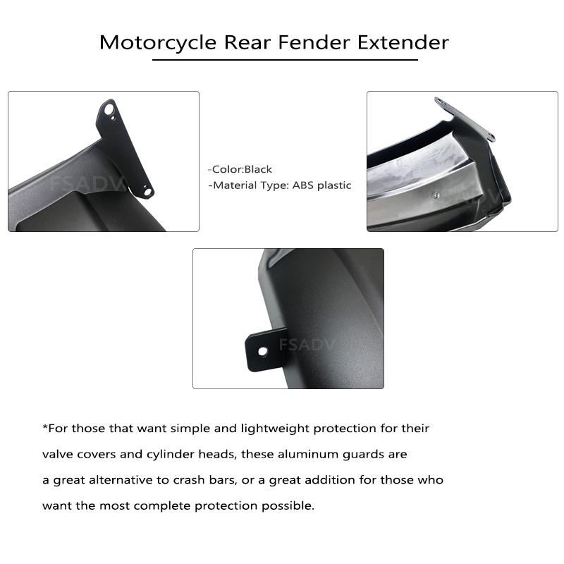 Motorcycle Extender Hugger Mudguard Rear Fender For Honda NC700X NC700S NC750X NC750S NC 750X NC 750S 2012-2021 2019 2020
