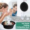 Xmart India Silicone Collapsible Face Ice Bowl with Ice Tray Facial Ice Bath Basin for Cold Plunge Therapy, Skin Tightening BPA-Free, Dishwasher