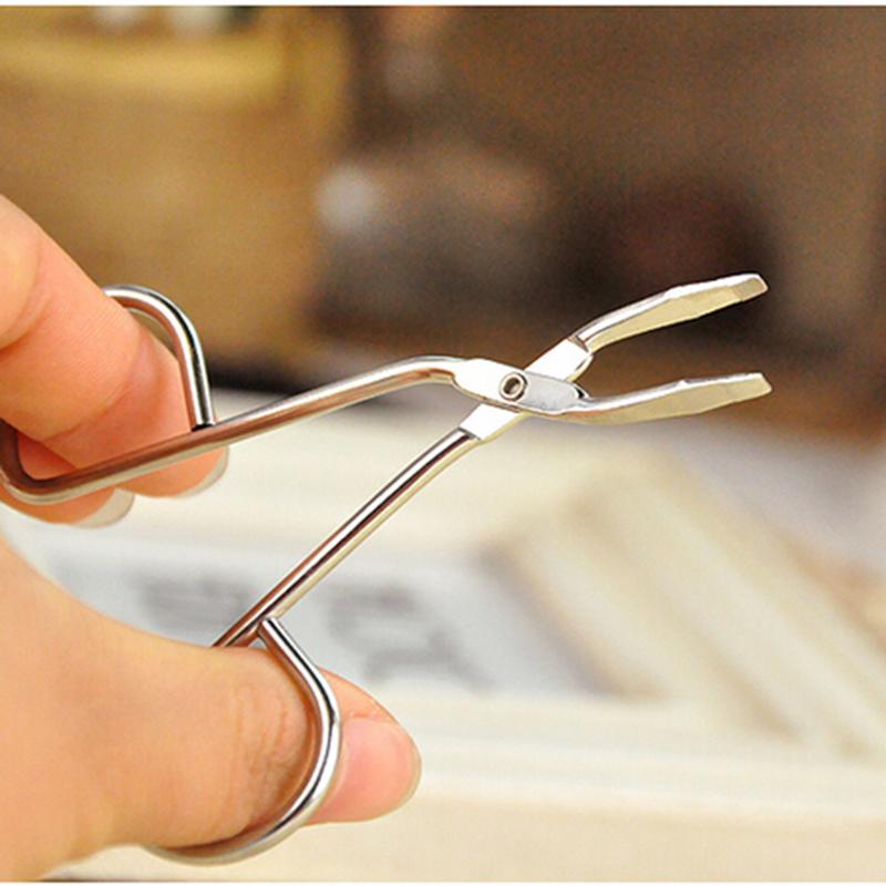 Stainless Steel Eyebrow Tweezers Facial Trimming Tweezer Makeup Beauty