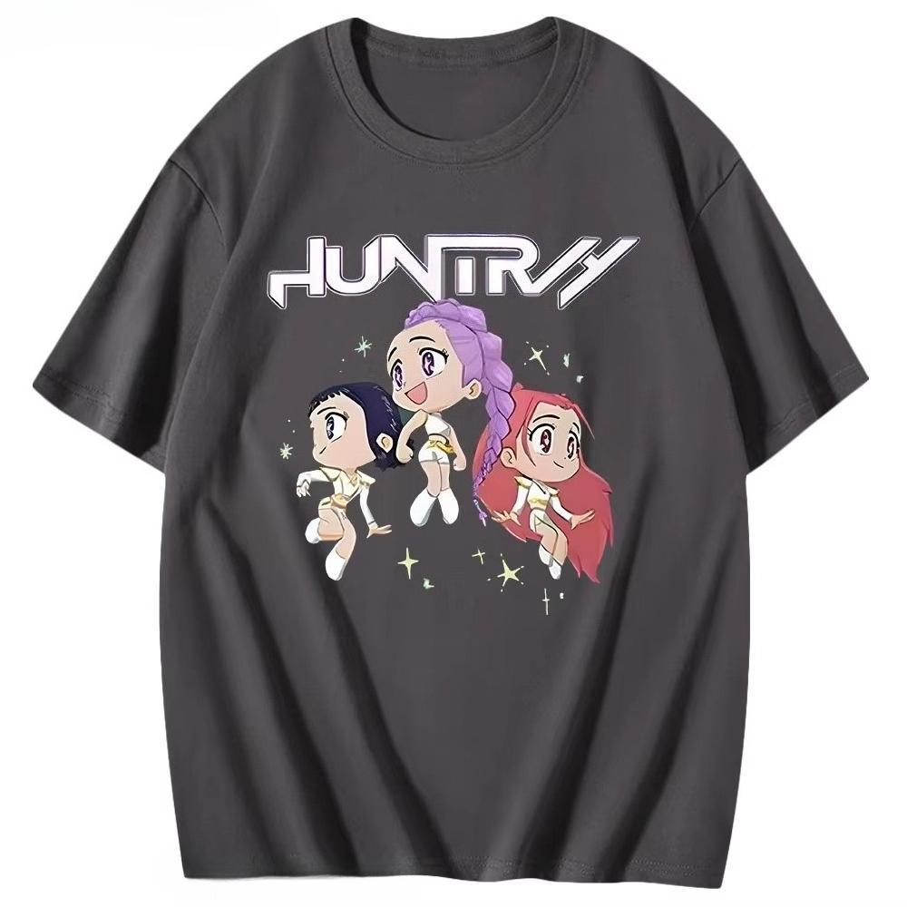 Women Tshirt Kpop Idol Group Shirts Trendy Summer Fashion Casual Shirt Cotton Short Sleeves Tops Autumn and Winter Innerwear