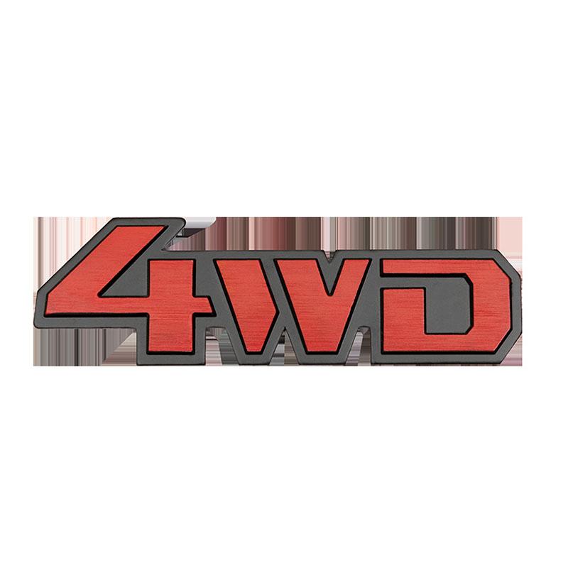 

3D Metal Red Silver Logo Emblem Car Badge Trunk Decal Stikcer Accessories червоний