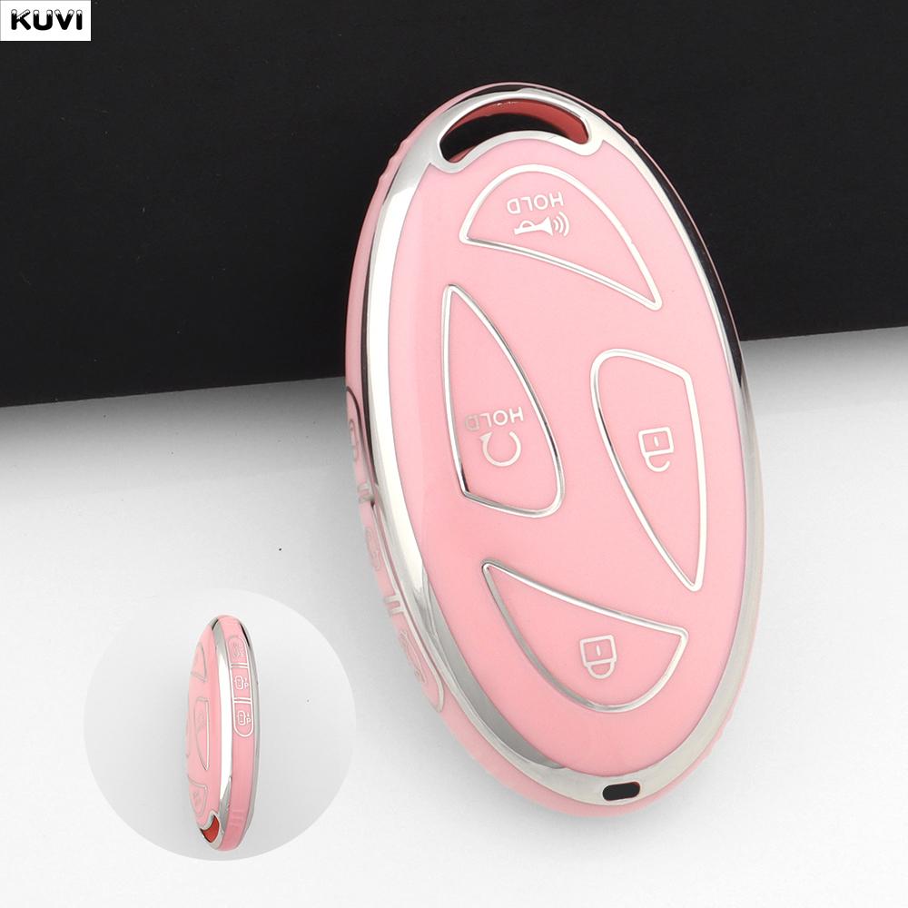 

Tpu Style Car Remote Key Case Cover Shell For Hyundai Ioniq 6 New Grand Prix Gn7 Kona 5 7 Buttons Protected Fob Holder Keyless