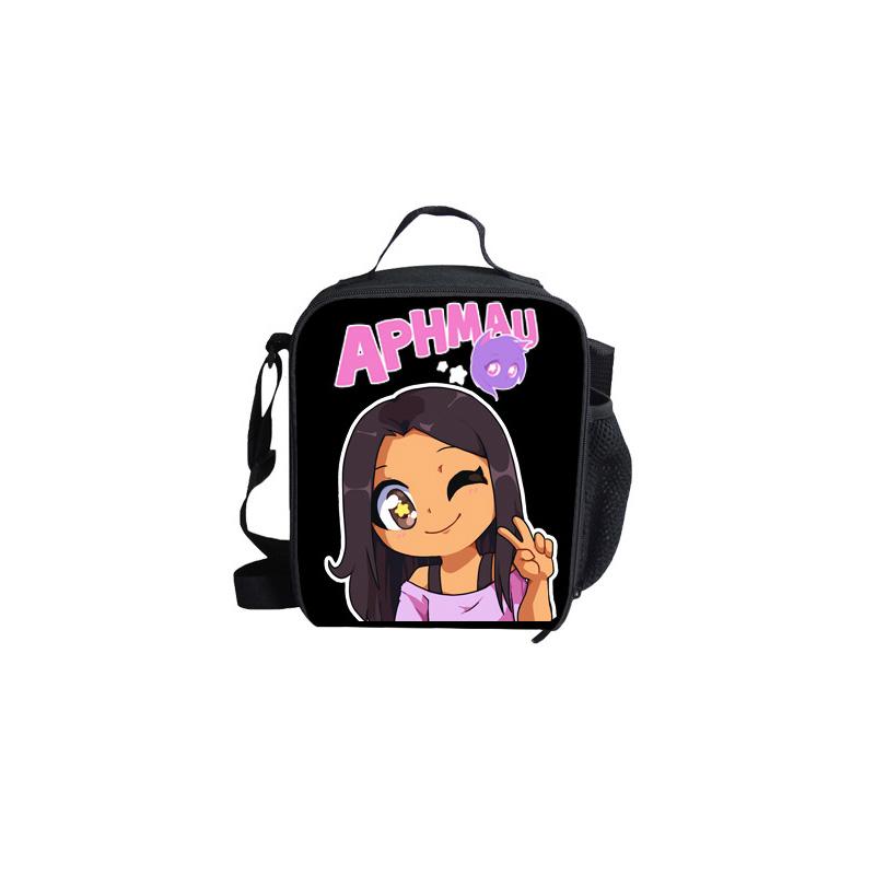 

Детский рюкзак Aphmau Сумка для ланча Пенал Контейнер для хранения канцелярских принадлежностей Подарок для фанатов Style K