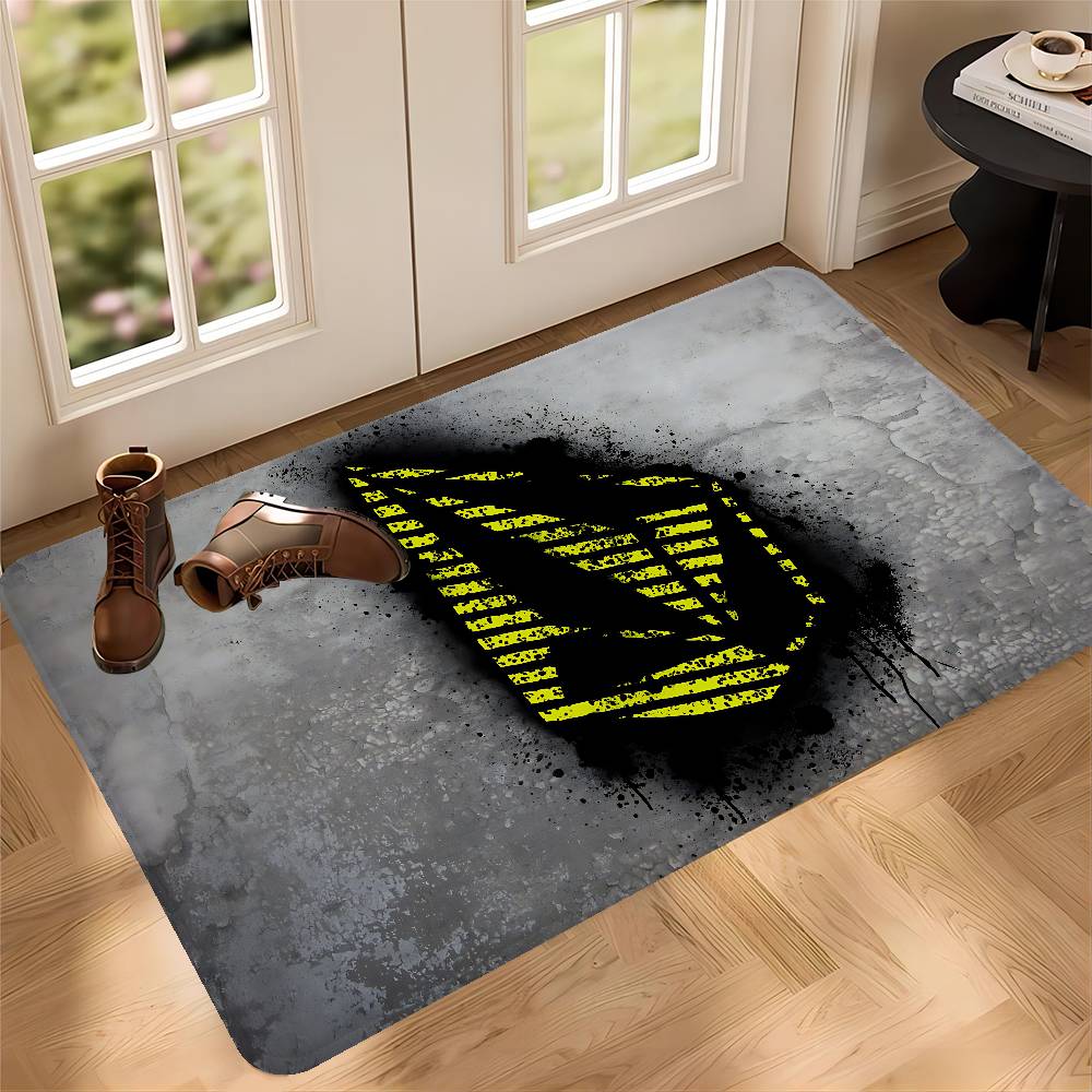 V-Volcom LOGO Floor Mat Cheaper Anti-slip Modern Living Room Balcony Printed Bedside Mats