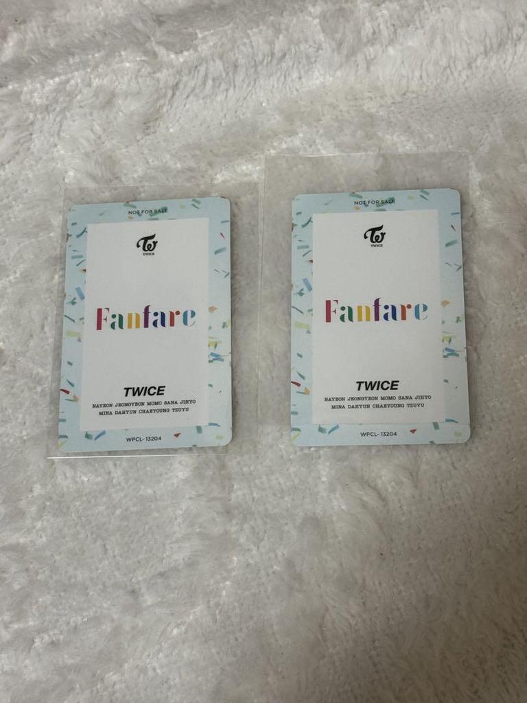 [USED] Twice Nayeon Fanfare FC Exclusive High Touch Ticket