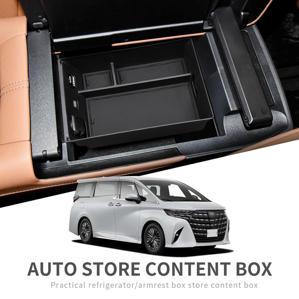 for Toyota Alphard Verfire 40 Series 2025 2025 Car Center Console Armrest Storage Box Tray Organizer Accessories Tidying