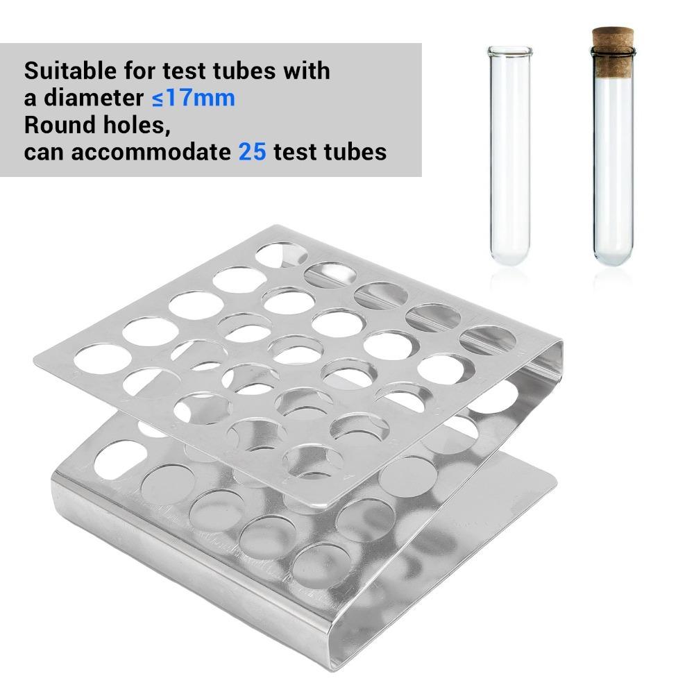 25 Holes 15/17mm 25 Holes Z Shape Centrifuge Tube Rack 15ml Centrifuge Tube Rack Lab Sample Testing
