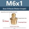 Yigu Brass Grease Fittings M6/M8/M10 Straight & 45° Angled Nipples, Connectors, Nozzles, Gun Accessories