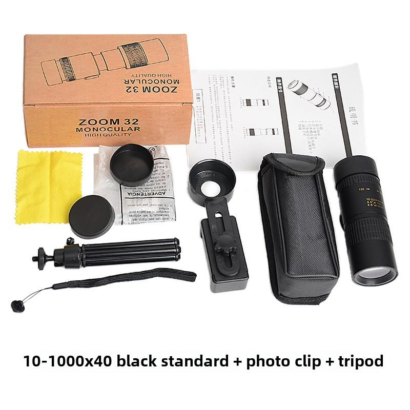 

Монокулярний телескоп Eagle Zoom 10-1000x40 Zoom Камера мобільного телефону Високопотужний телескоп високої чіткості
