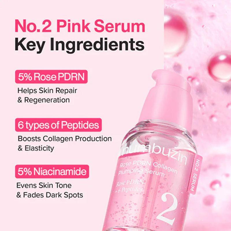 NUMBUZIN No.2 Rose PDRN Collagen Plumping Serum 30ml