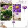 Metal Garden Flower Stake with Sturdy Construction Rustic Outdoor Yard Decoration Durable Floral Garden Ornament for Landscape Accent