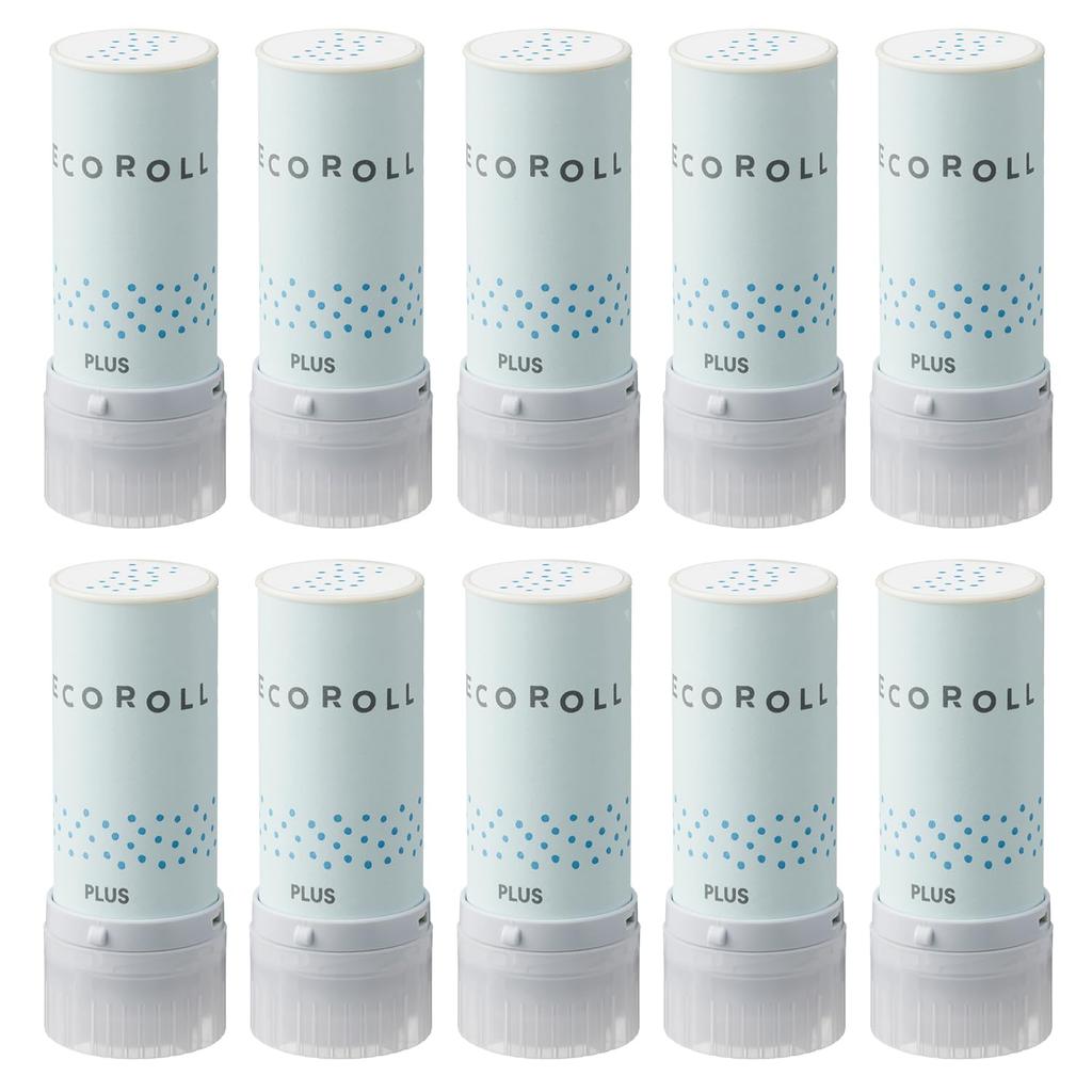 Plus Roller Stamp Deco 11mm Water Pale Set of Roller, Wide, Drop, Blue, 10, IS-611DR, 40-194x10