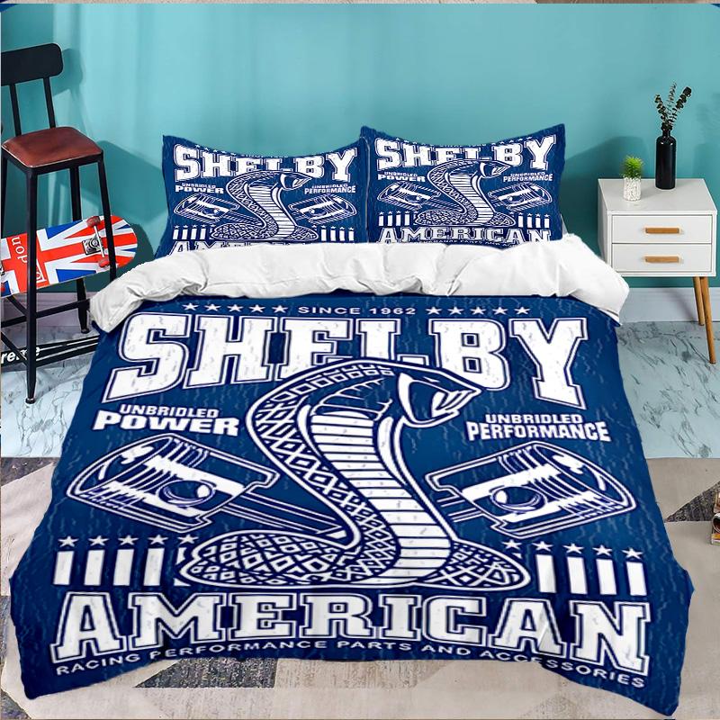 3PCS Snake Car Bedding Set,Including 1pc Duvet Cover And 2pcs Pillowcases Perfect for Bedroom, Dormitory, Large size Fan Christmas gift