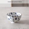 Microwaveable Japanese Ceramic Rice and Soup Bowl Set