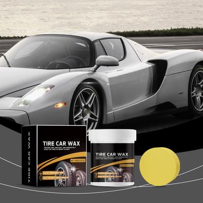 Car Tire Retreading Paste Car Tire Daily Cleaning Maintenance Retreading Polishing Cleaner 100g