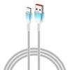 Gradient Colored Short USB Type C Charging Cord Braided Nylon Cable High Charging Multi Device Support
