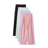 Polka dot wide-leg pants women's summer new loose casual small texture lazy ice silk Yamamoto pants