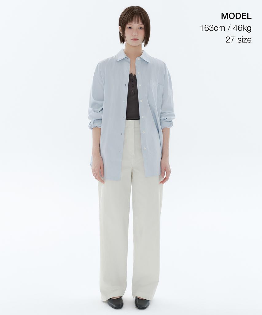 MUSINSA STANDARD WOMAN Women'S Wide Chino Pants [Cream]
