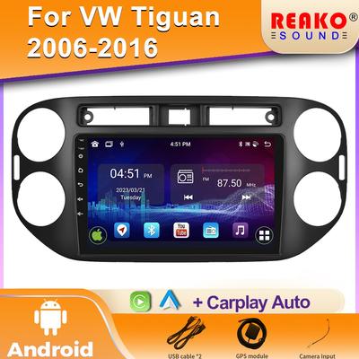 רדיו לרכב Carplay עבור VW Volkswagen Tiguan 1 NF 2006 - 2016 ניווט GPS נגן מולטימדיה מסך Android Auto 5G סטריאו Wifi