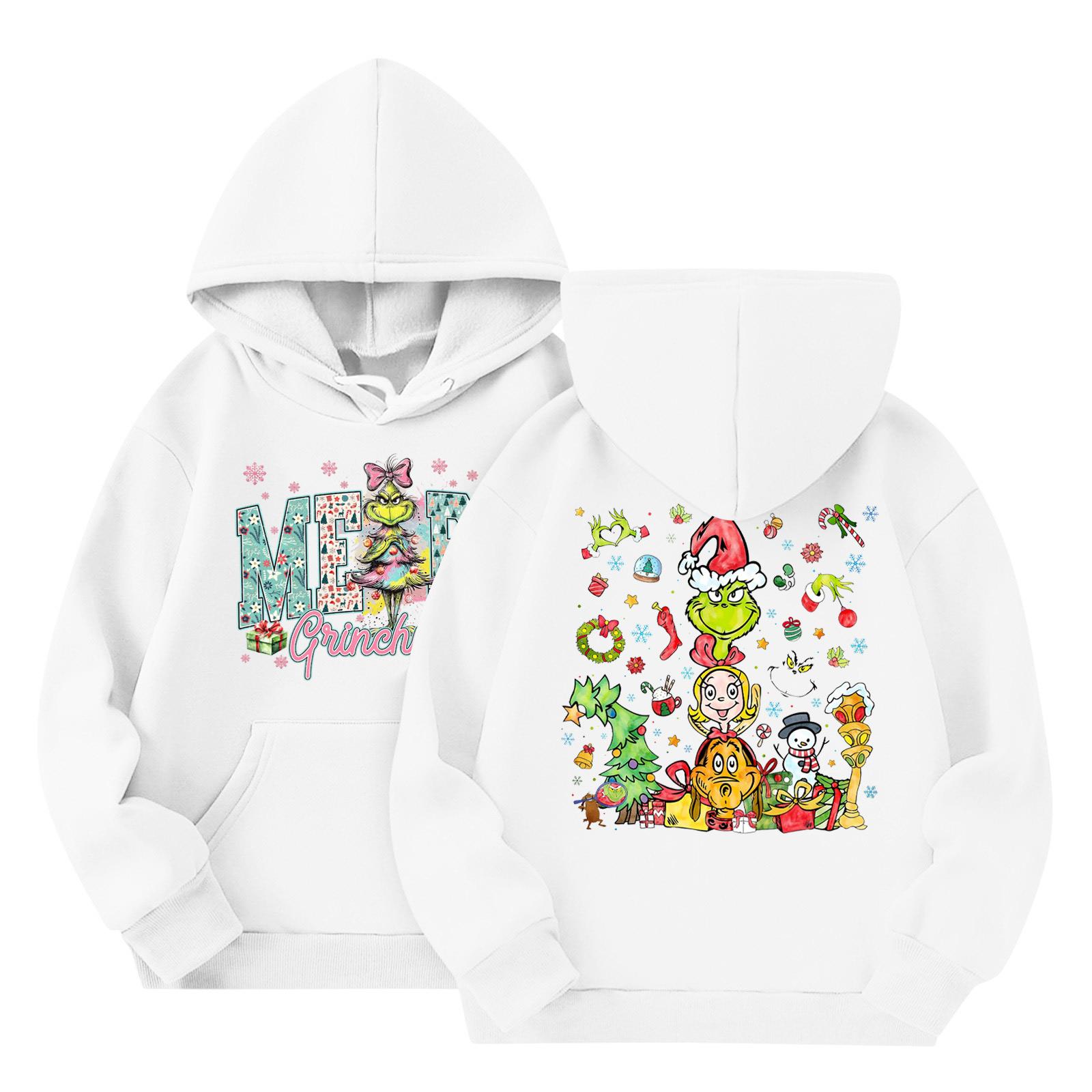 

Детская мода Легкий пуловер с длинным рукавом с карманами Толстовка с принтом 160