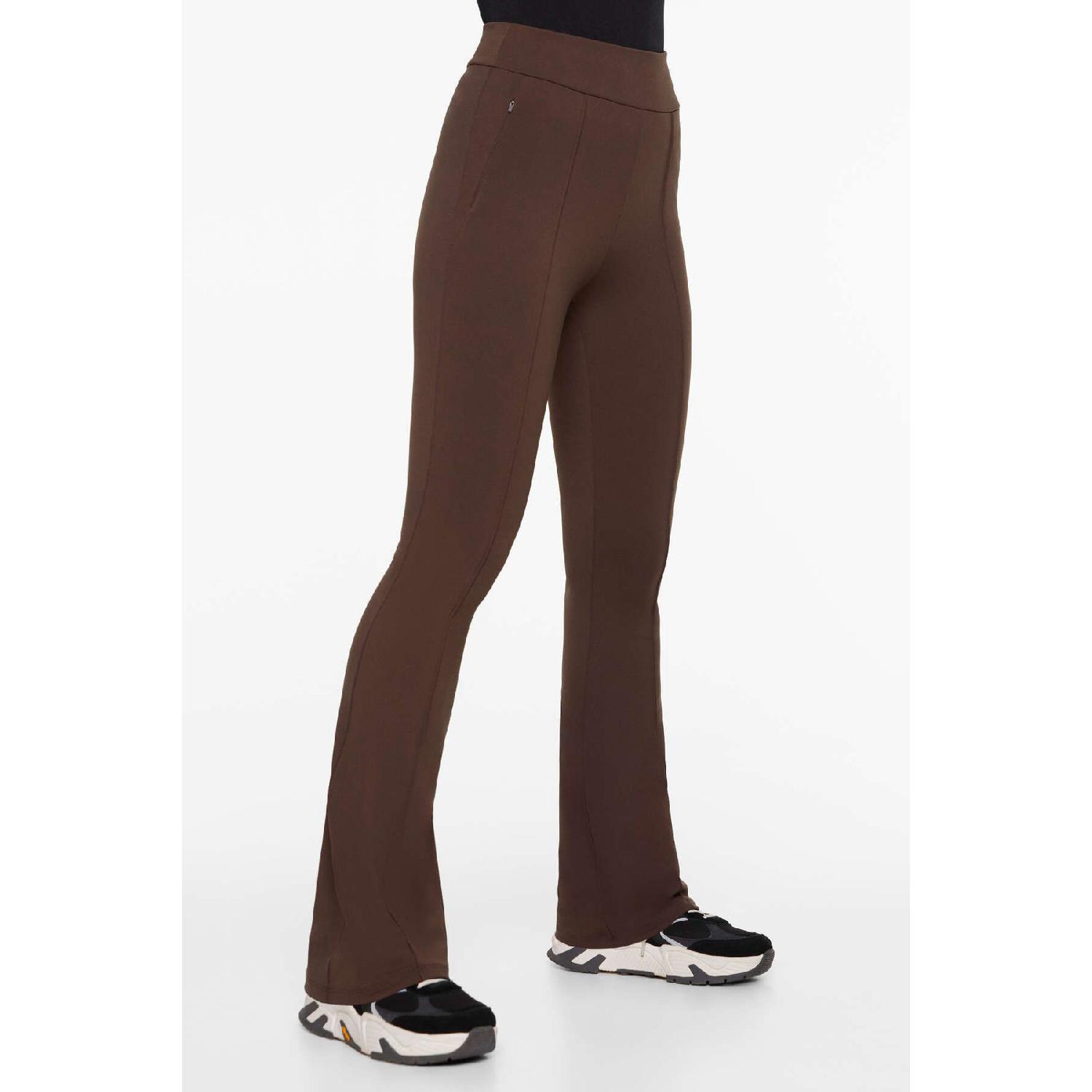 

Striped 80 Cm Warm High Rise Flare Trousers XS коричневый