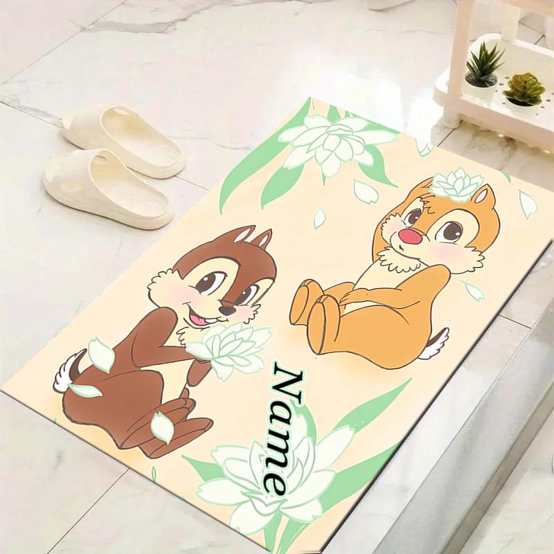 Custom 1Pc Chip Dale Adventure Rug Office Carpet Indoor Outdoor Entrance Doormat Nonslip Soft And Comfortable Living Room D91619