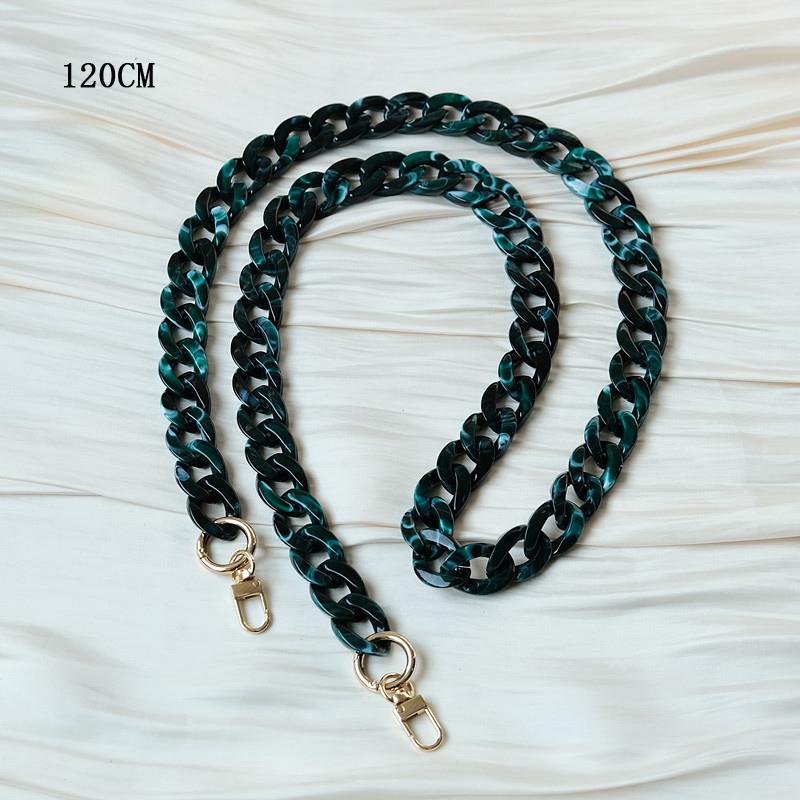 New Phone Accessory Detachable Parts Chain White Crossbody Resin Luxury Strap Amber Phone Case Chains Acrylic Shoulder Hanging Chain