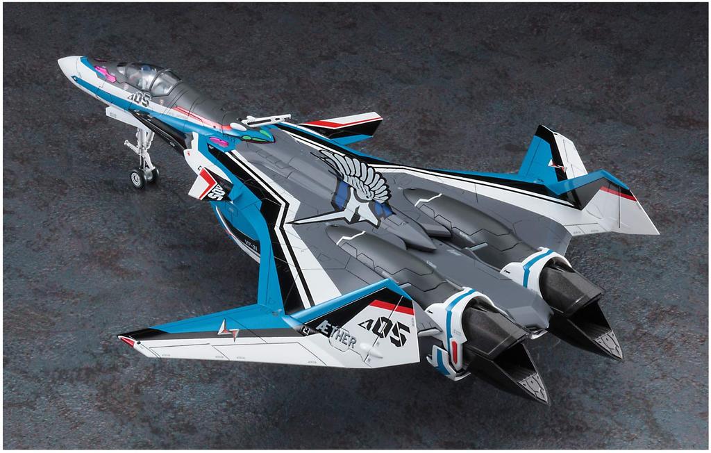 Hasegawa Macross Series Macross Delta Kai Siegfried Unit Scale Plastic Model Kit 65867 VF-31J Hayate's 1/72