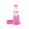 Pet Dispenser Eco-Friendly Plastic Automatic Water Feeder Pink 125Ml for Hamster Small Pets Non-Skid Base Easy