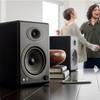 Audioengine A5+ Wireless Powered Speaker – Bluetooth aptX HD, 24bit DAC (Black)