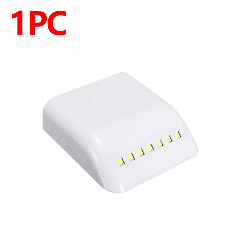 

Wireless LED Under Cabinet Light,Motion Sensor Closet Light,7 LEDs Auto On/Off, Hinge Lamp for Wardrobe Kitchen Cupboard,No Batt