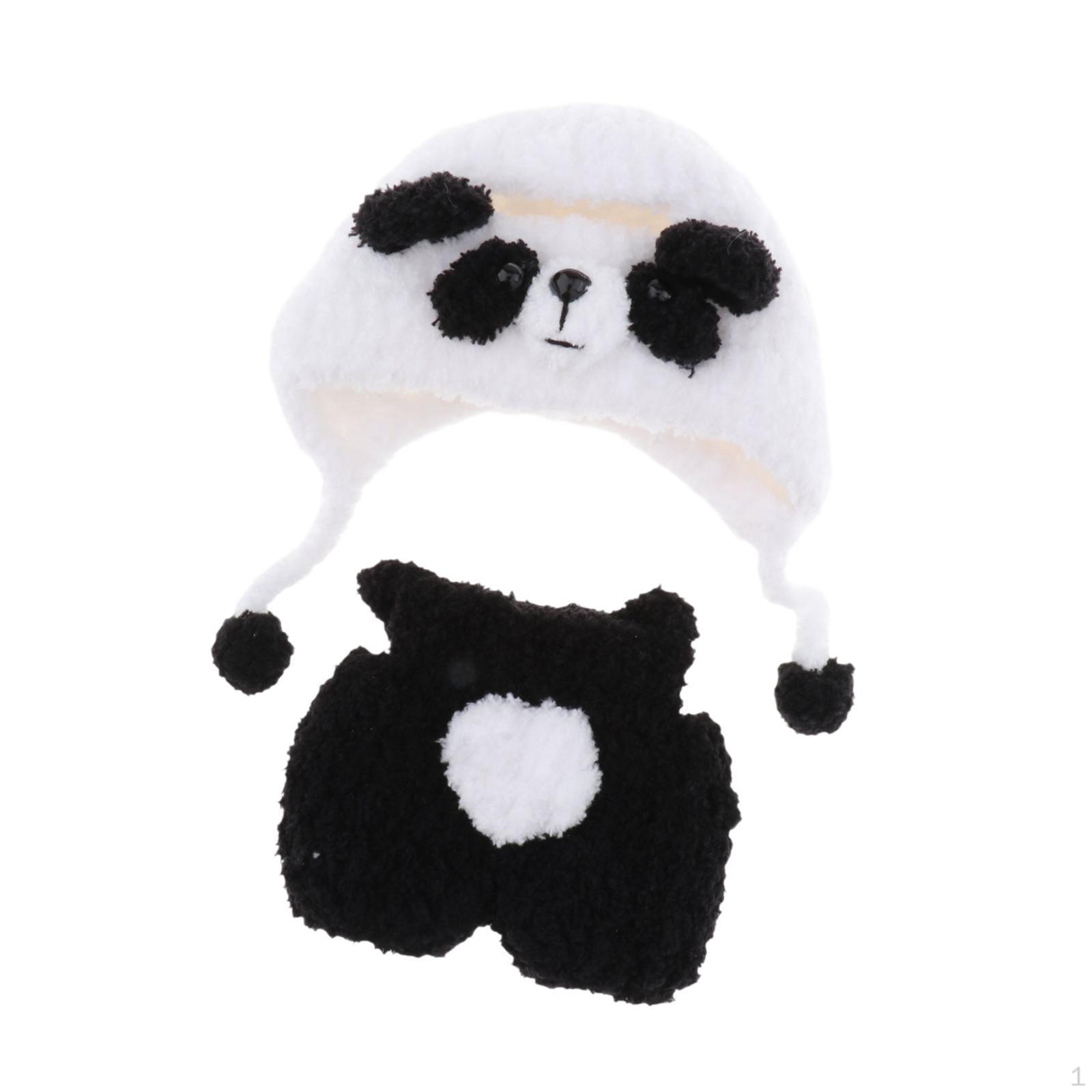 

17 см кукольная одежда DIY наряды принадлежности, детская игрушка очаровательный модный костюм Panda