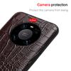 Original Cowhide Leather Phone Case for Huawei Mate 60 60Pro 60RS 50Pro 40Pro 40RS Full Protection Luxury Back Cover