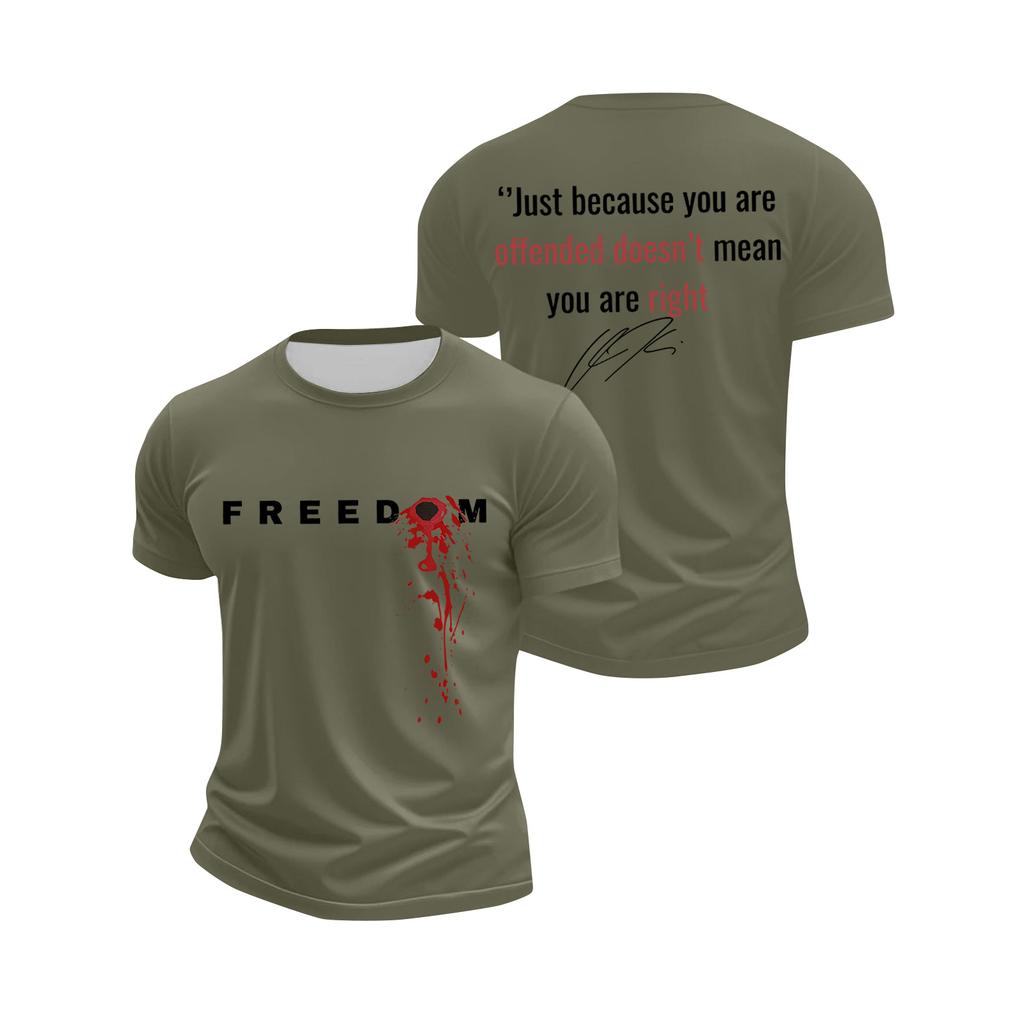 Men's Printed Short Sleeve T-Shirt Men's Loose Casual Short Sleeve Top