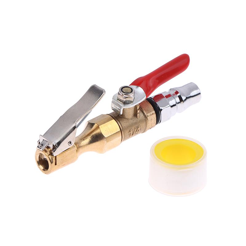 

Патрон Быстрого Надува Шланг Насадка Насадка для Накачки Шин Автомобиля Зажимная Насадка для Накачки Шин с Клапаном Адаптер для Воздушного Компрессора для Легкового Автомобиля Внедорожника B