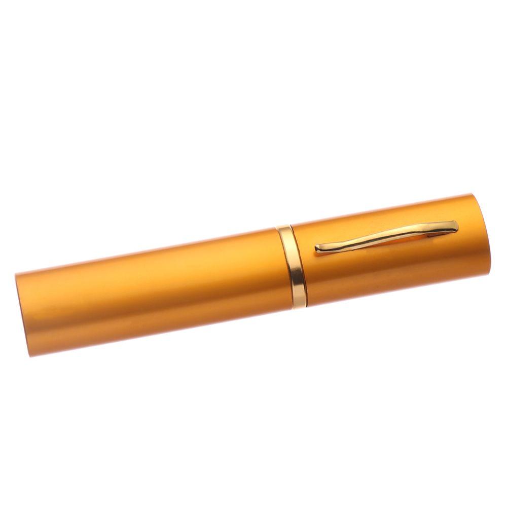

Women Men Glasses Holder Metal Cute Alumina Pencil Vase Glasses Box Mini Eyeglasses Case золотий