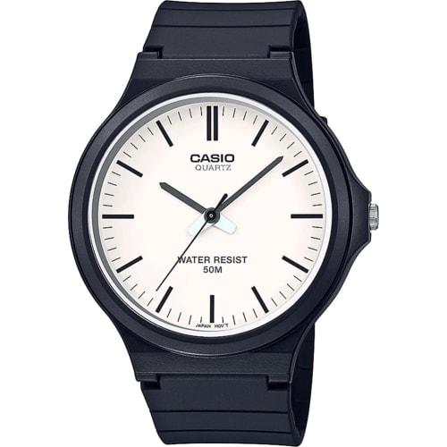 

CASIO Unisex Adult Analog Quartz Watch with Resin Strap MW-240-7EVEF