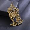 Vintage Unicorn Brooch For Women Men Retro Fairy Horse Animal Lapel Pin  Year Gifts