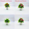 Plastic Flower Artificial Plants With Rose And Camellia For Indoor Decoration And Gift Ideas