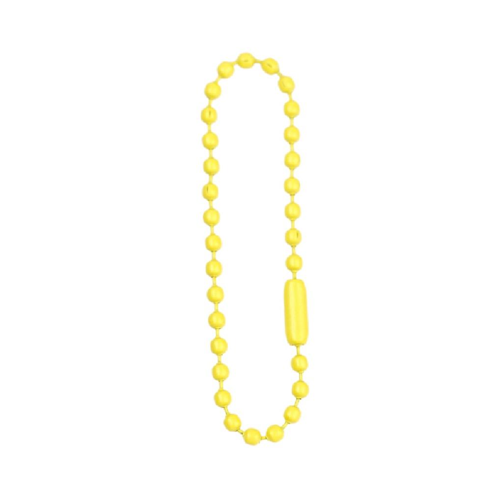 Colorful Ball Bead Connector Chain 20/12cm Fits KeyRing Key Iron Chain Dolls Label DIY Jewelry Making Toy Hanging Chain