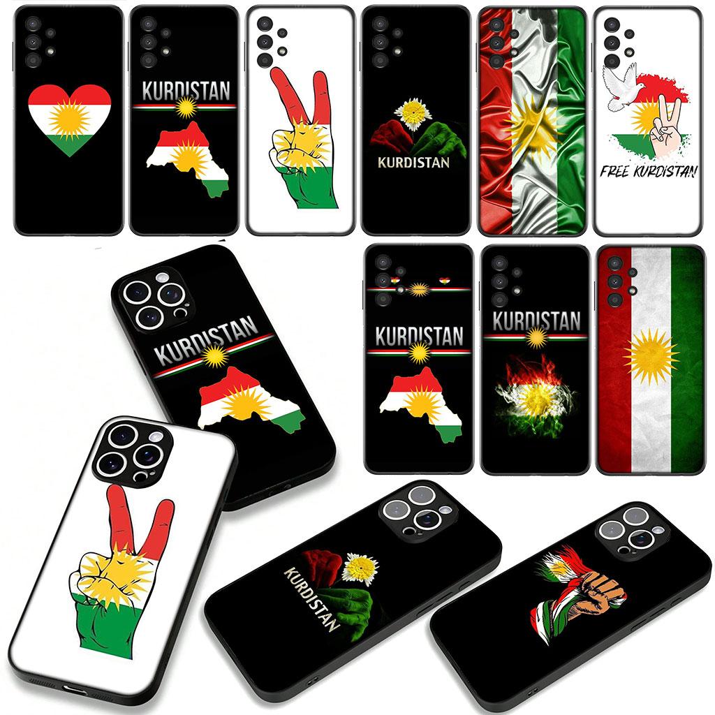 Cover for Apple iPhone 16 15 14 Plus 13 12 Mini 17 Pro Max + ProMax 16E Air Casing Phone Case Kurdistan Flag