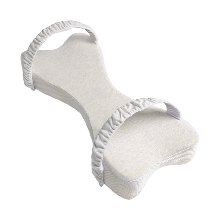 Ergonomic Leg Spacer Pillow For Side Sleepers Pressure Relief Memory Foam Removable Washable Cover