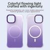 For iPhone 15 Plus/14 Plus Magnetic Case Gradient Design Borderless IMD TPU+PC+PET Phone Cover